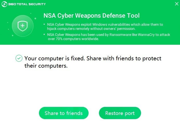 360 NSA Cyber Weapons Defense Tool