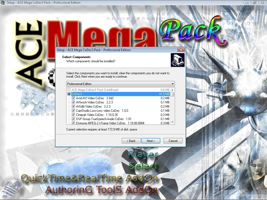ACE Mega CoDecS Pack