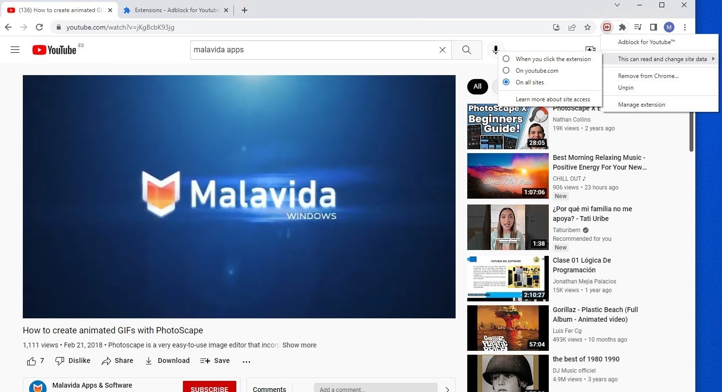Adblock для YouTube