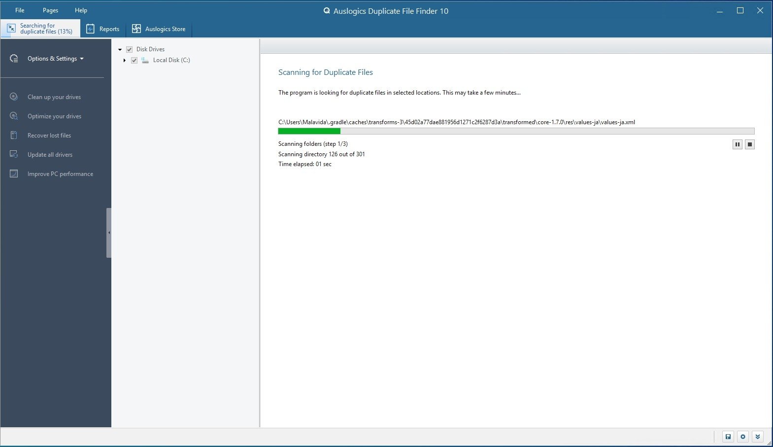 Auslogics Duplicate File Finder