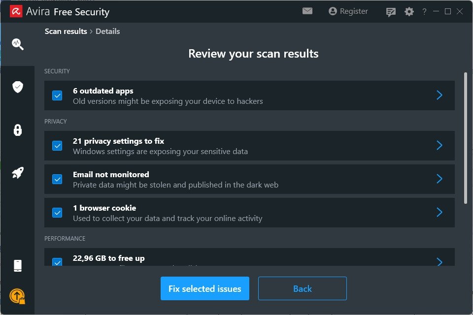 Avira Free Antivirus
