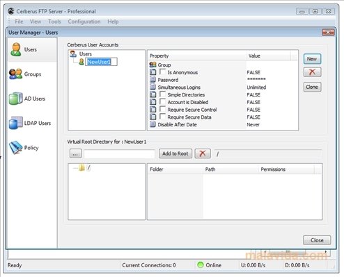 Cerberus FTP Server