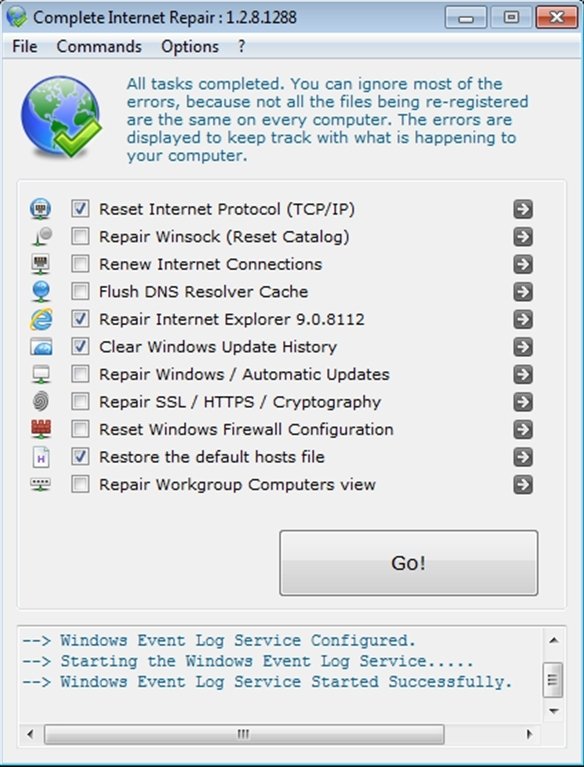 Complete Internet Repair