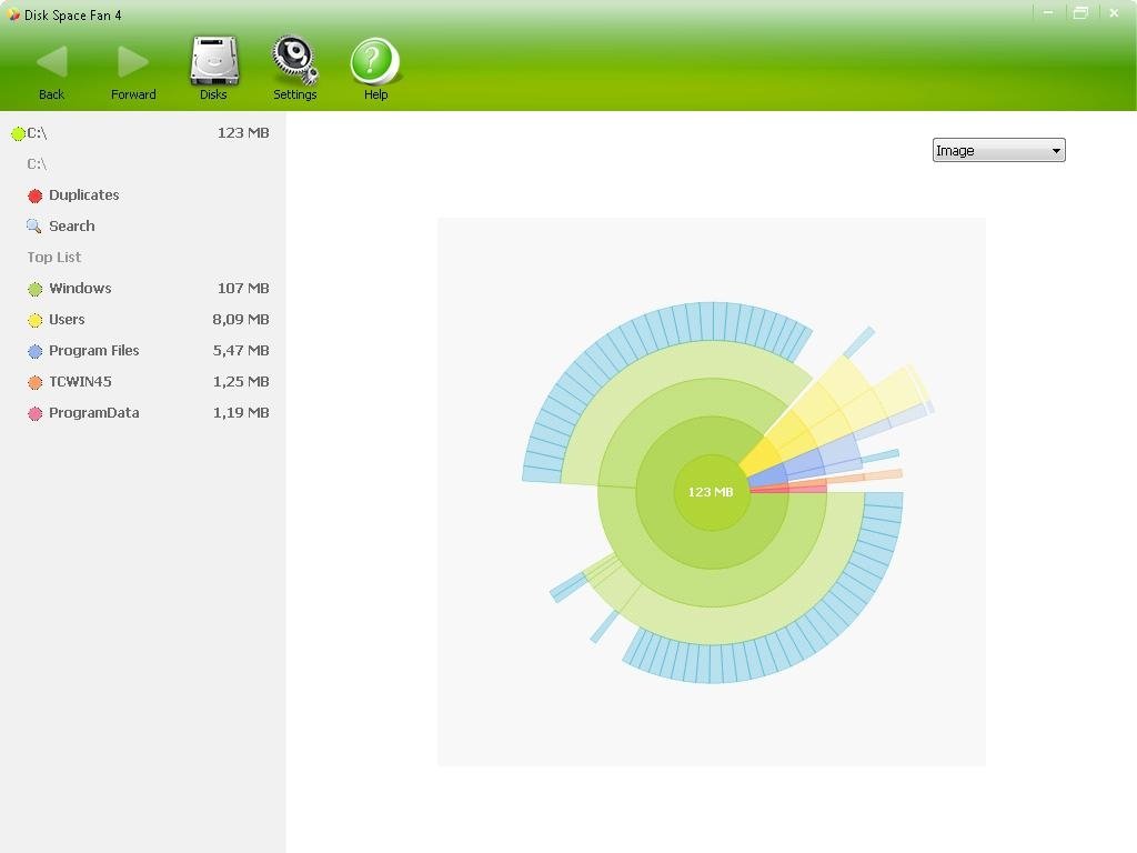 Disk Space Fan
