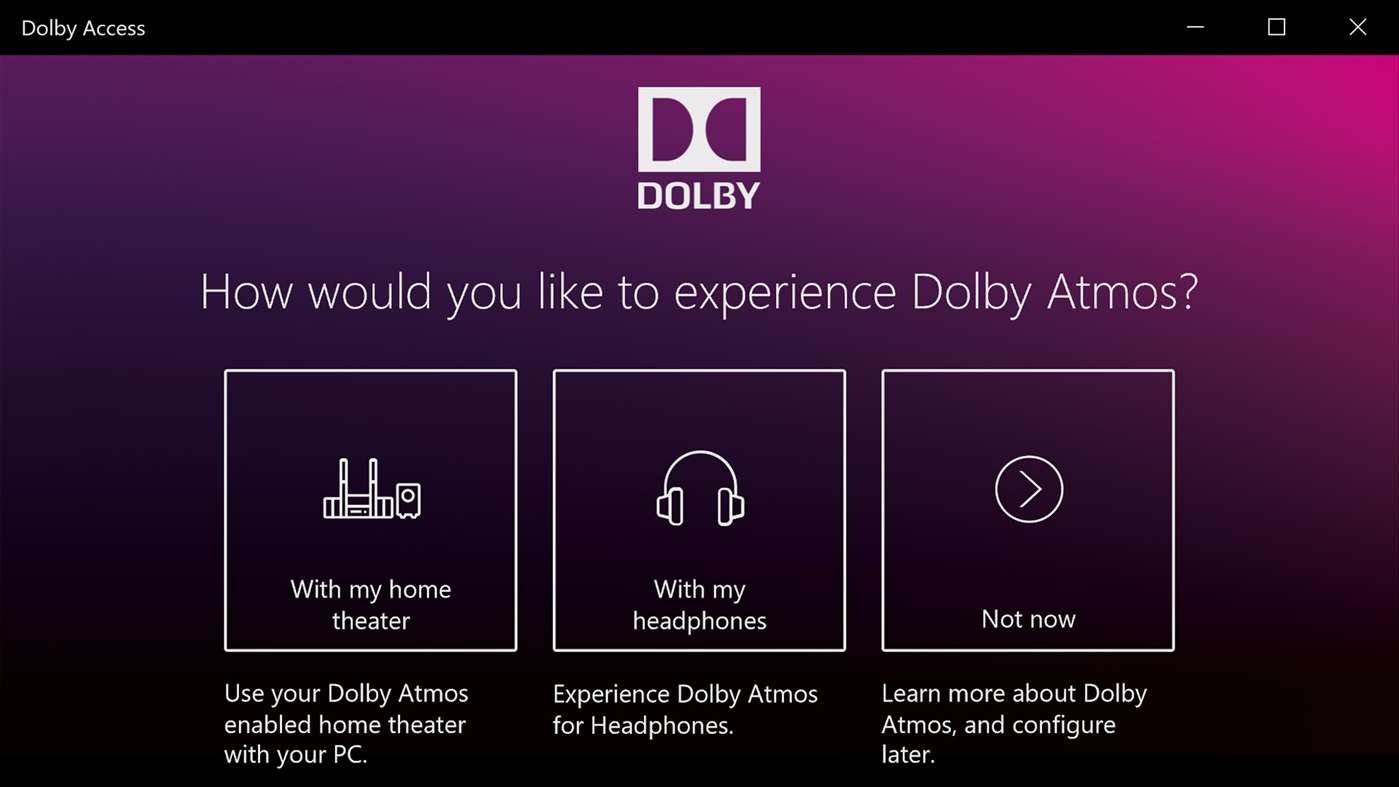Dolby Access