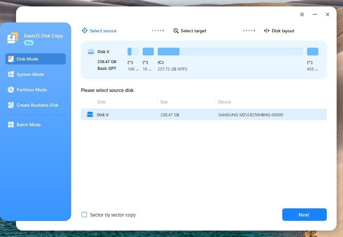 EaseUS Disk Copy