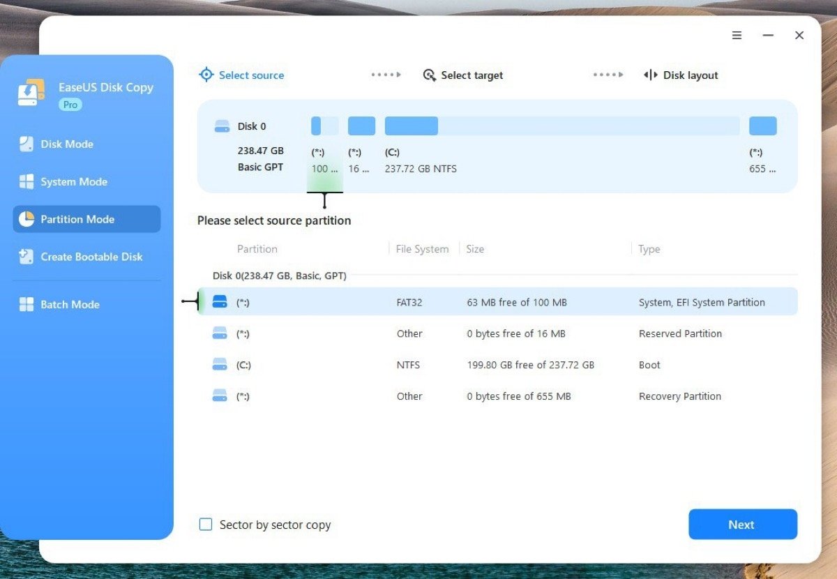 EaseUS Disk Copy