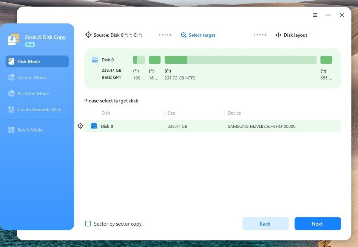 EaseUS Disk Copy