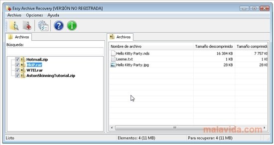 Easy Archive Recovery