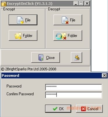 EncryptOnClick