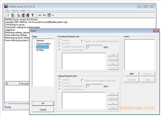 FileZilla Server