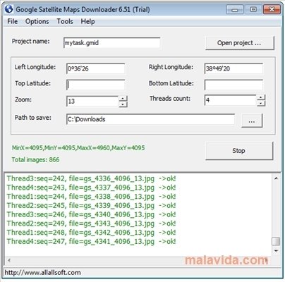 Google Satellite Maps Downloader