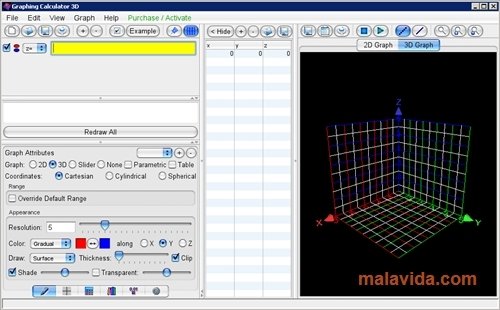 Graphing Calculator 3D