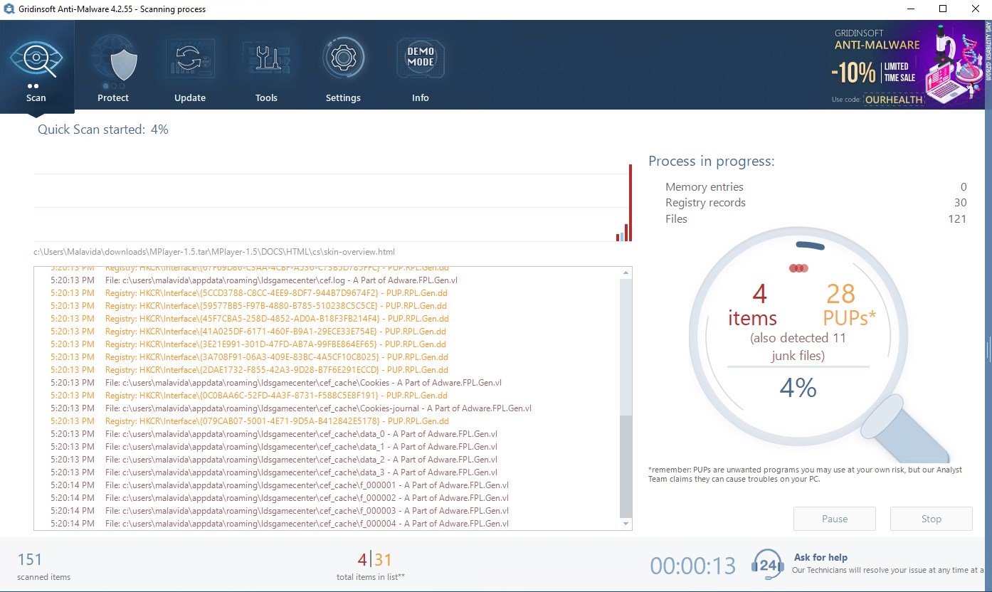 GridinSoft Anti-Malware