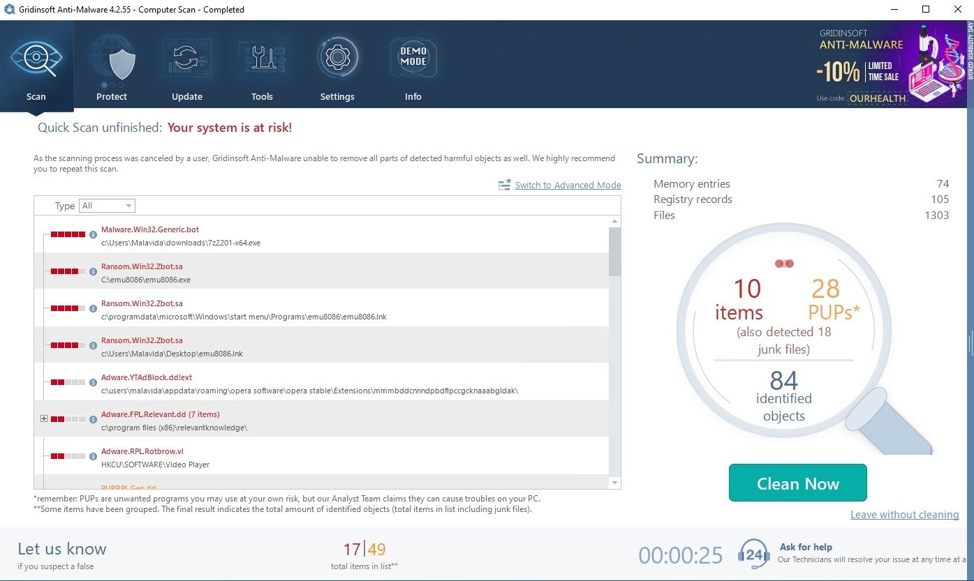 GridinSoft Anti-Malware
