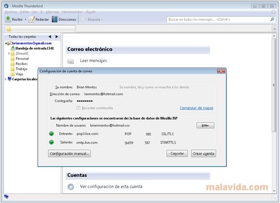 Hotmail for Thunderbird