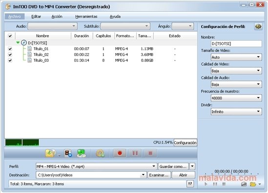 ImTOO DVD to MP4 Converter
