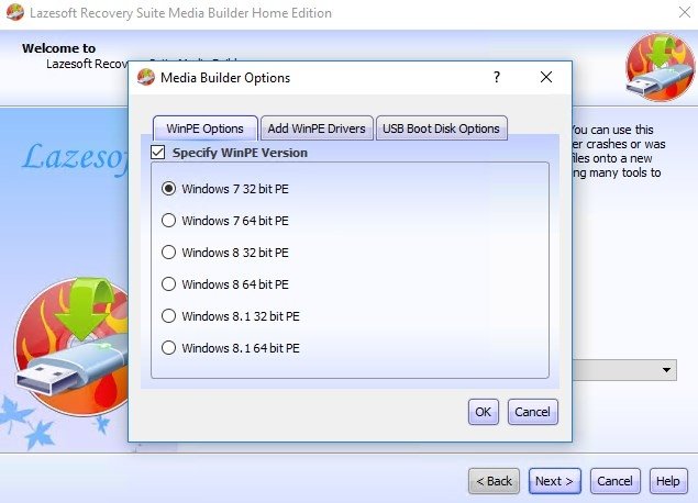 Lazesoft Recovery Suite Home
