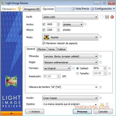 Light Image Resizer
