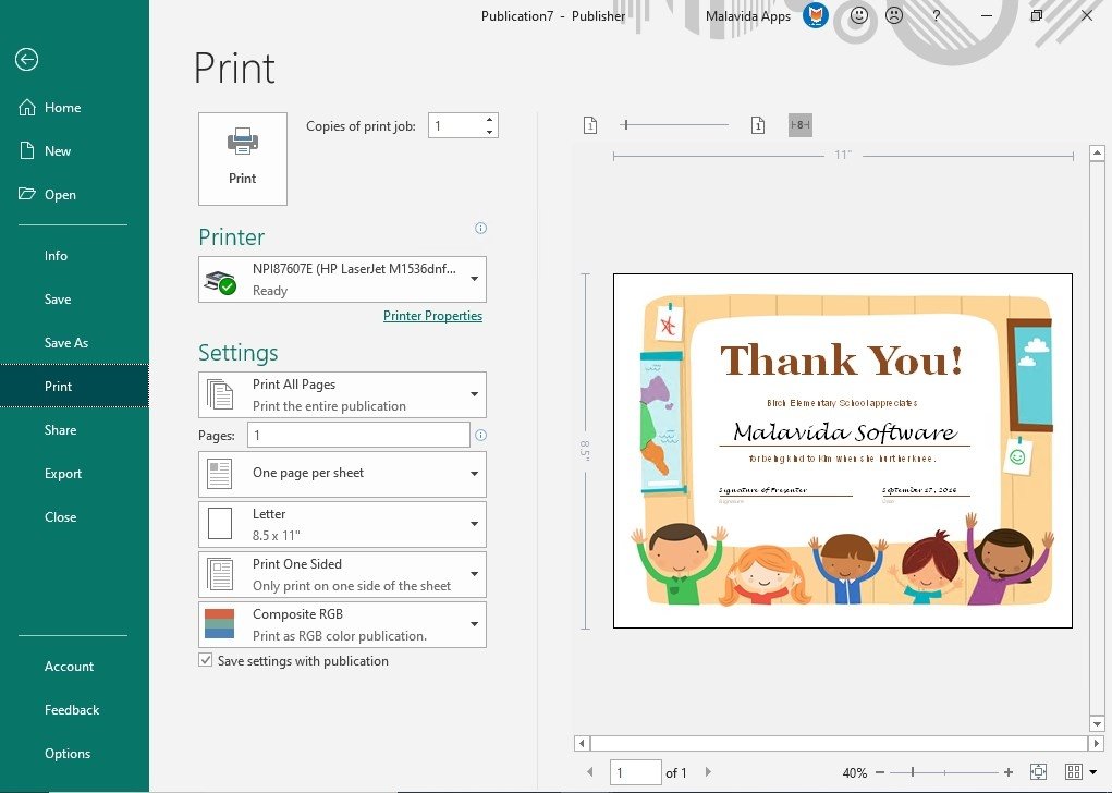 Microsoft Publisher