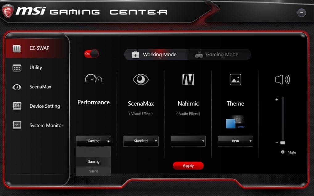 MSI Gaming App