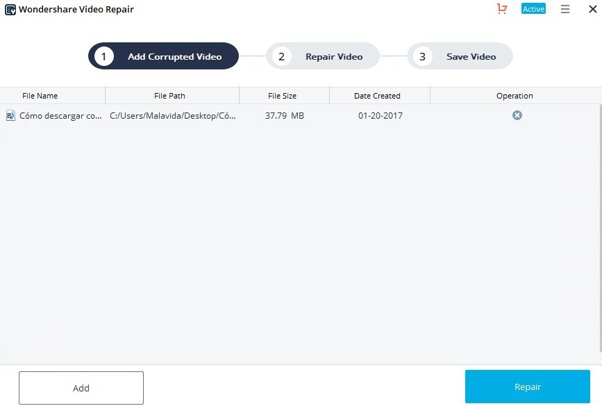Recoverit Video Repair