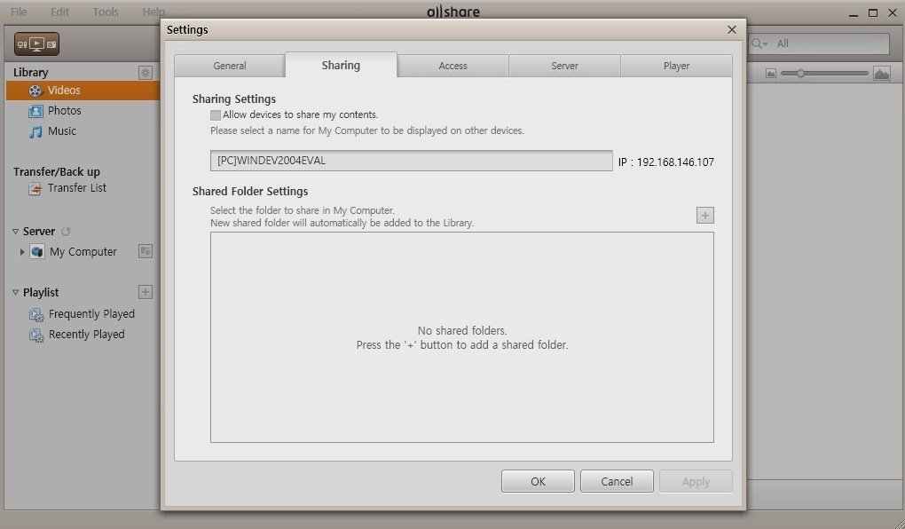 Samsung AllShare
