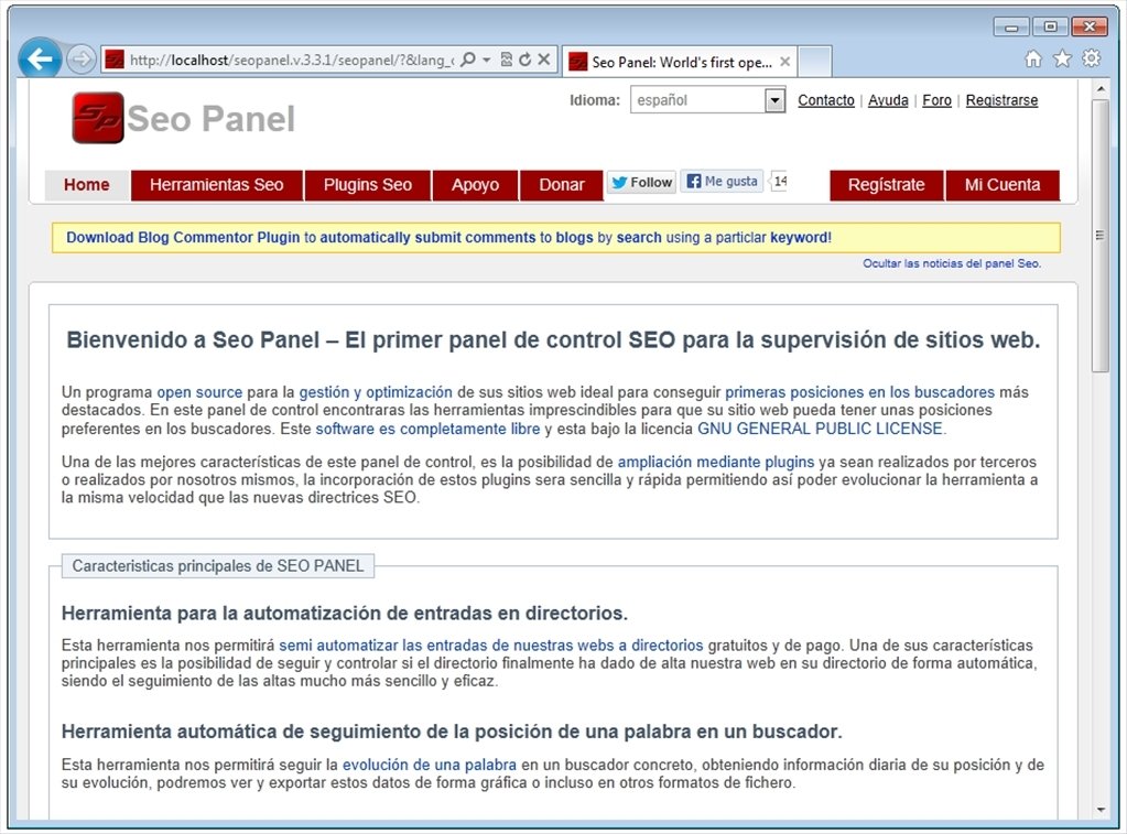 Seo Panel