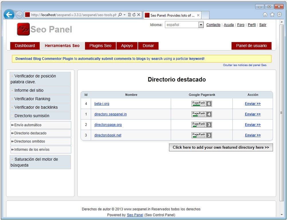 Seo Panel