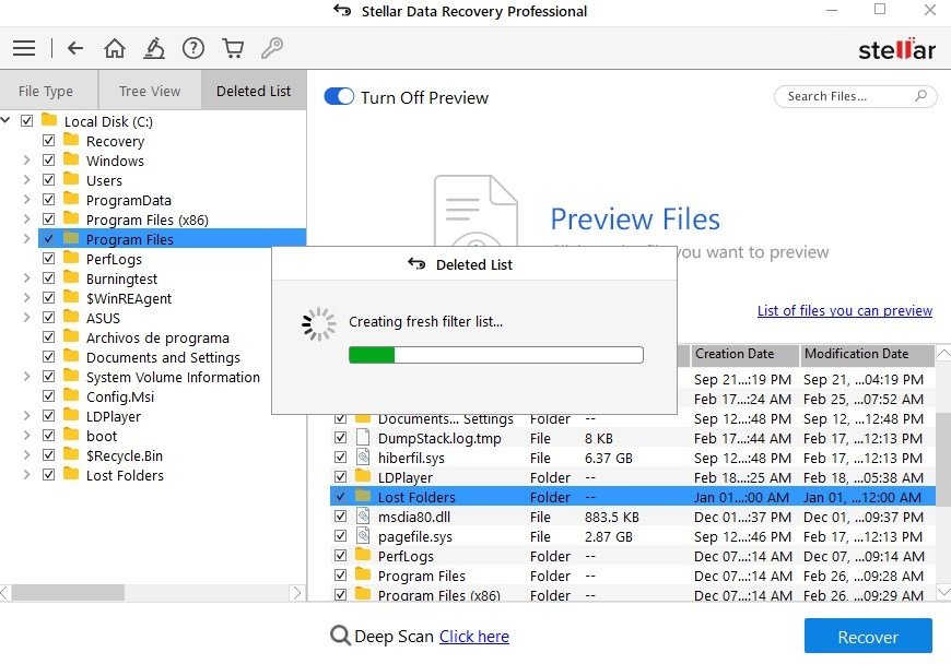 Stellar Data Recovery Professional