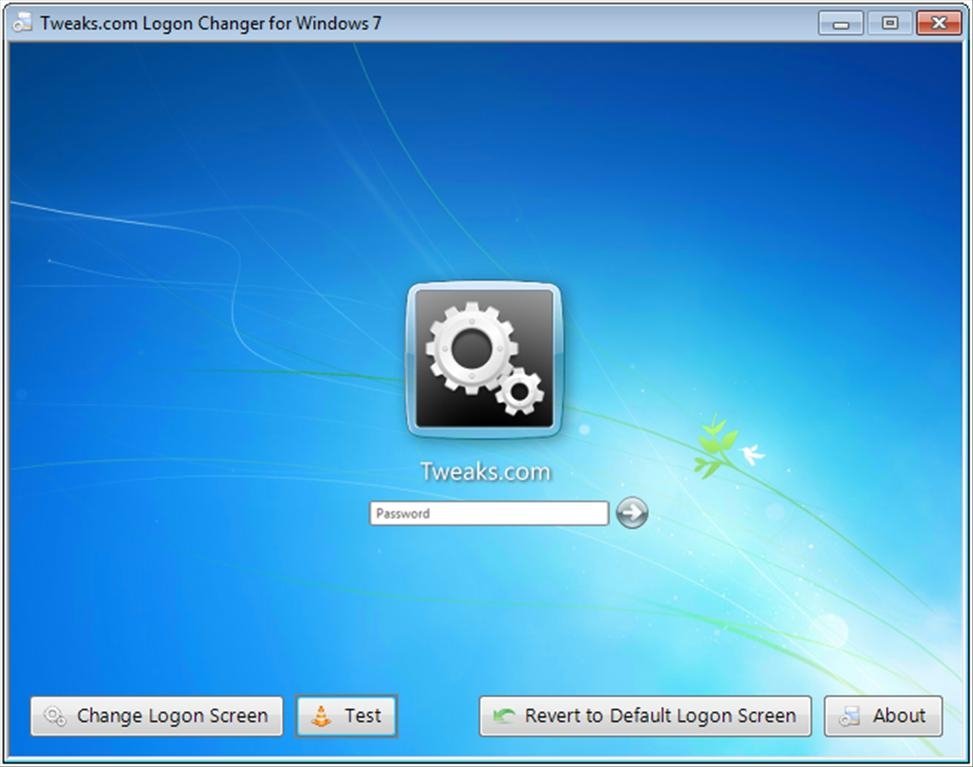 Tweaks.com Logon Changer