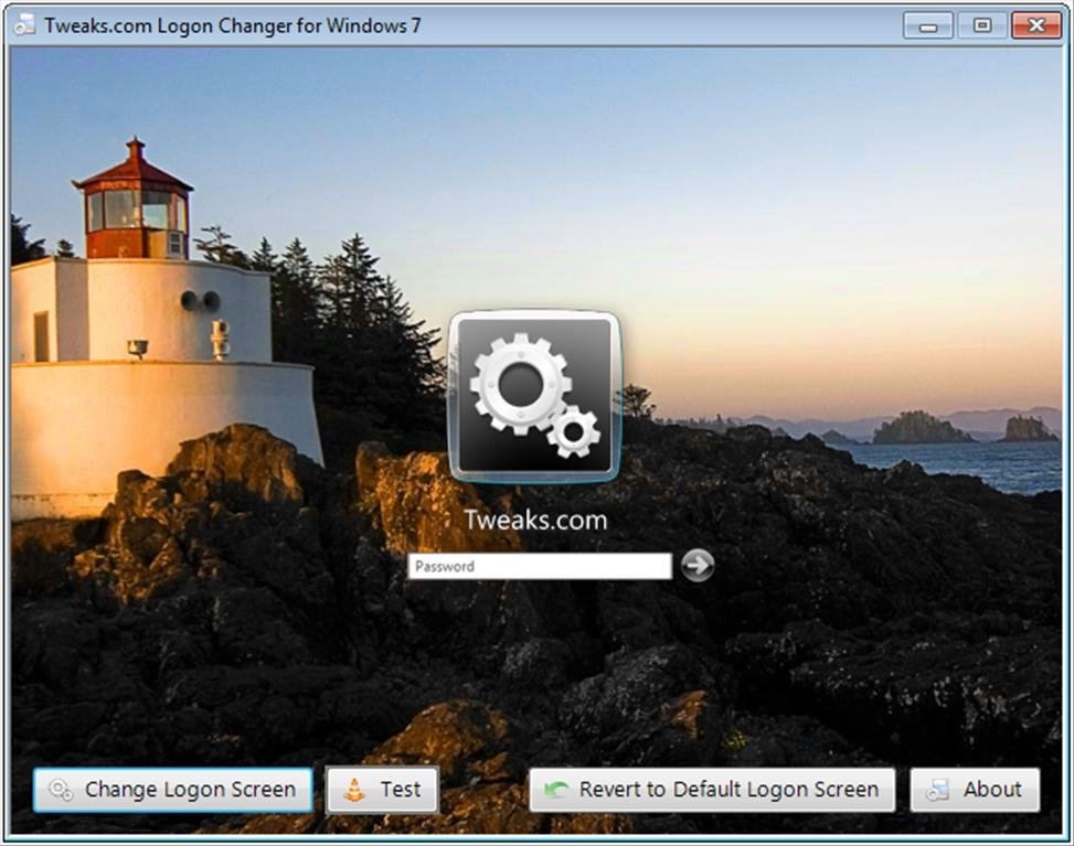 Tweaks.com Logon Changer
