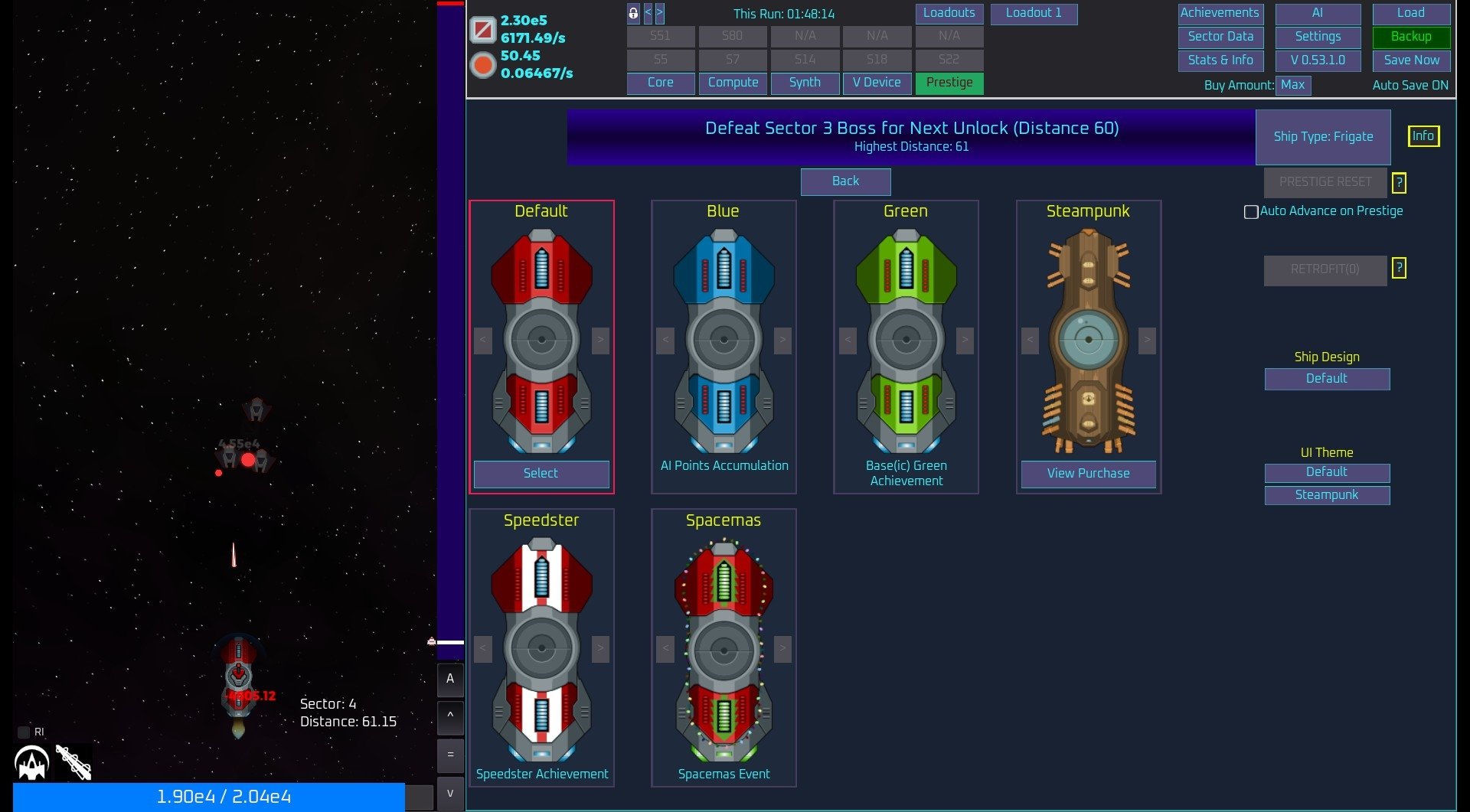 Unnamed Space Idle