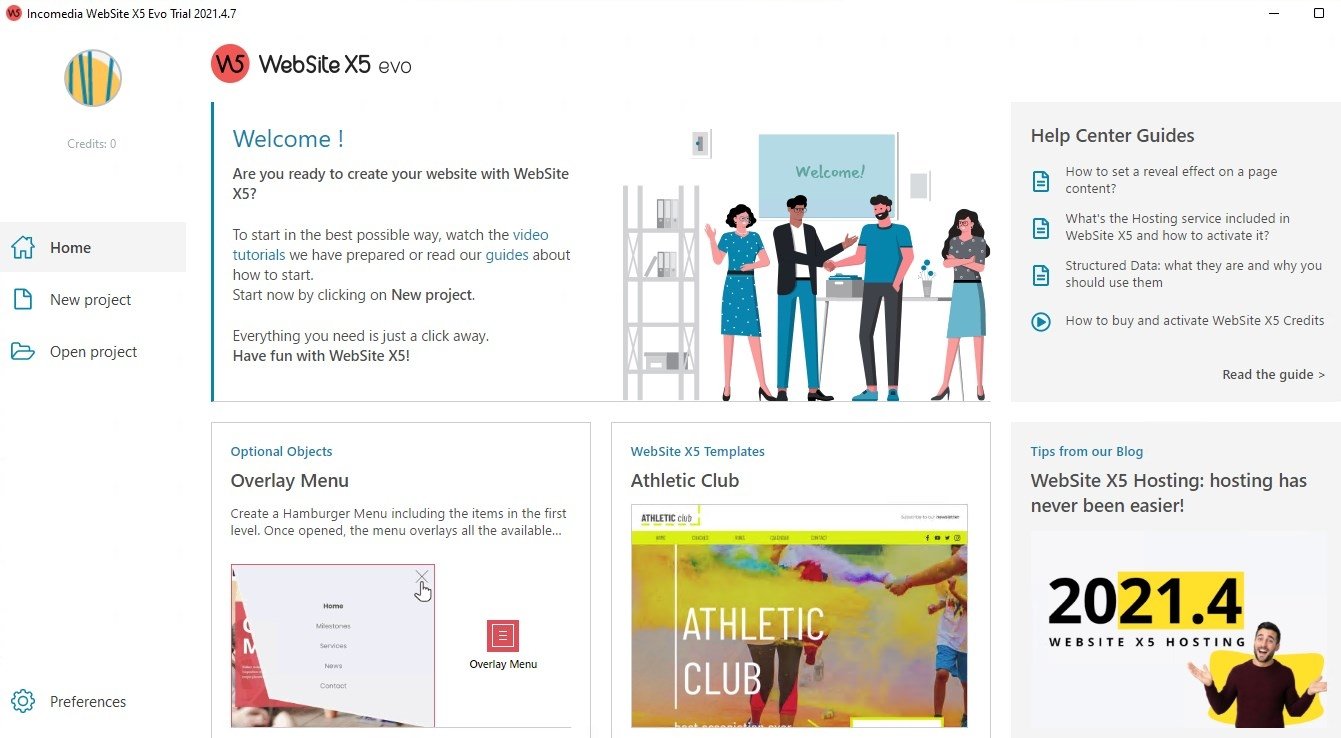 WebSite X5 Evo