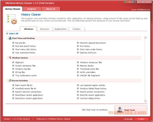 WinMend History Cleaner