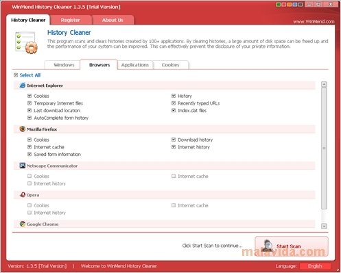 WinMend History Cleaner